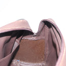 Burberrys Nova Check Hand Bag Canvas Khaki Gold Auth ti3581-17