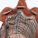 Burberrys Shoulder Bag Leather Brown Gold Auth ti3582-18