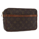 LOUIS VUITTON Monogram Marly Dragonne PM Clutch Bag M51827 LV Auth ti3584-1