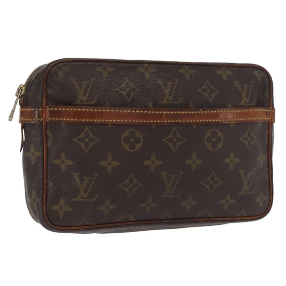 LOUIS VUITTON Monogram Marly Dragonne PM Clutch Bag M51827 LV Auth ti3584