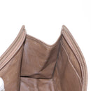 FENDI Zucchino Canvas Clutch Bag PVC Brown Auth ti3585-15