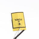 FENDI Zucca Canvas Pouch Black Brown Auth ti3589-13