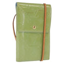 LOUIS VUITTON Monogram Vernis Walker Wallet Baby Blue M91073 LV Auth ti3590-1