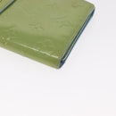 LOUIS VUITTON Monogram Vernis Walker Wallet Baby Blue M91073 LV Auth ti3590-10