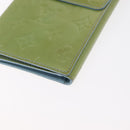 LOUIS VUITTON Monogram Vernis Walker Wallet Baby Blue M91073 LV Auth ti3590-11