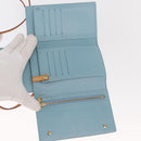 LOUIS VUITTON Monogram Vernis Walker Wallet Baby Blue M91073 LV Auth ti3590-15