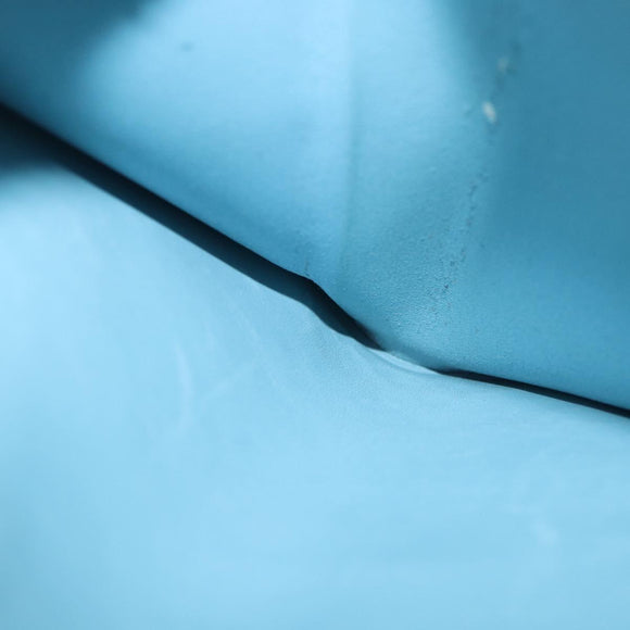 LOUIS VUITTON Monogram Vernis Walker Wallet Baby Blue M91073 LV Auth ti3590