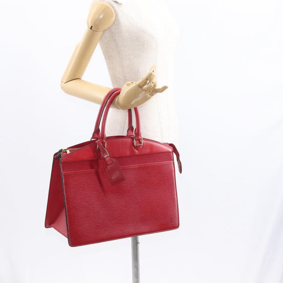 LOUIS VUITTON Epi Riviera Hand Bag Red M48187 LV Auth ti3594