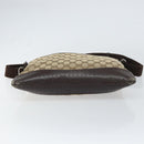 GUCCI GG Canvas Shoulder Bag Beige Silver 145857 Auth ti3599-9