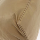 PRADA Tote Bag Nylon Beige Silver Auth ti3600-15