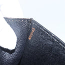 LOUIS VUITTON Epi Serie Dragonne Clutch Bag Black Noir M52612 LV Auth ti3606-12