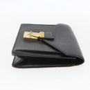 LOUIS VUITTON Epi Serie Dragonne Clutch Bag Black Noir M52612 LV Auth ti3606-4