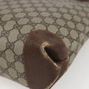 GUCCI GG Supreme Web Sherry Line Tote Bag PVC Beige Auth ti3608-15