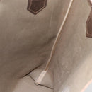 GUCCI GG Supreme Web Sherry Line Tote Bag PVC Beige Auth ti3608-18
