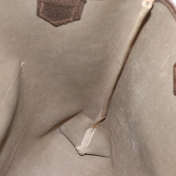 GUCCI GG Supreme Web Sherry Line Tote Bag PVC Beige Auth ti3608