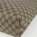 GUCCI GG Supreme Web Sherry Line Tote Bag PVC Beige 39 02 003 Auth ti3609-15