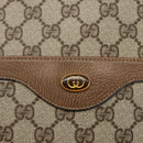 GUCCI GG Supreme Web Sherry Line Tote Bag PVC Beige 39 02 003 Auth ti3609-17