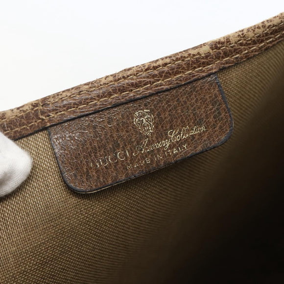 GUCCI GG Supreme Web Sherry Line Tote Bag PVC Beige 39 02 003 Auth ti3609