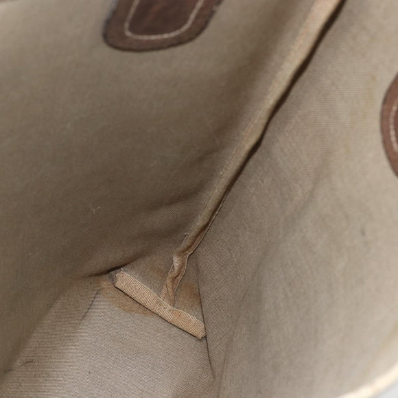 GUCCI GG Supreme Web Sherry Line Tote Bag PVC Beige 39 02 003 Auth ti3609