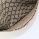 GUCCI GG Supreme Web Sherry Line Tote Bag PVC Beige 39 02 003 Auth ti3609-11