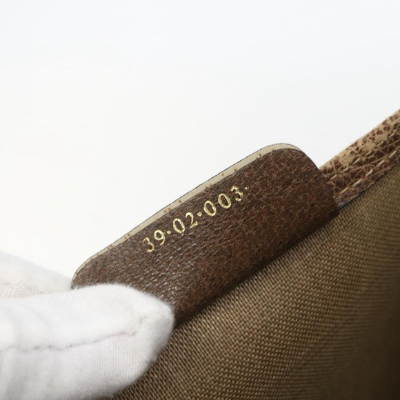 GUCCI GG Supreme Web Sherry Line Tote Bag PVC Beige 39 02 003 Auth ti3609