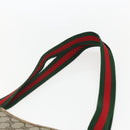 GUCCI GG Supreme Web Sherry Line Tote Bag PVC Beige 39 02 003 Auth ti3609-8