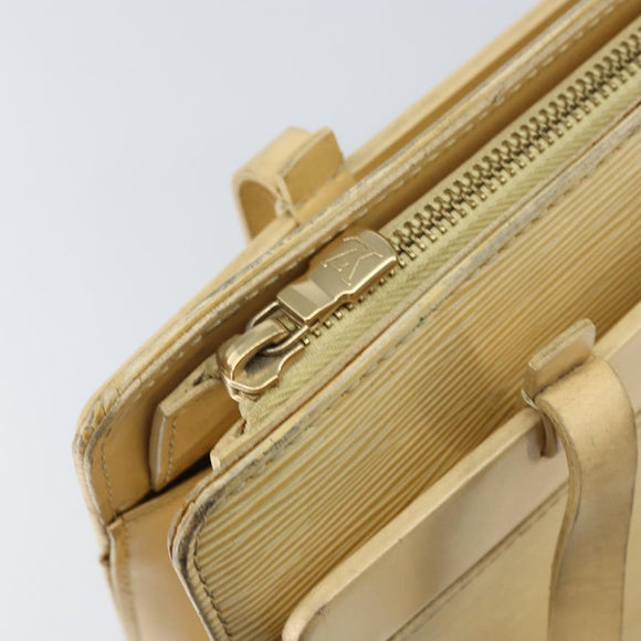 LOUIS VUITTON Epi Croisette PM Tote Bag Vanilla M5249A LV Auth ti3610