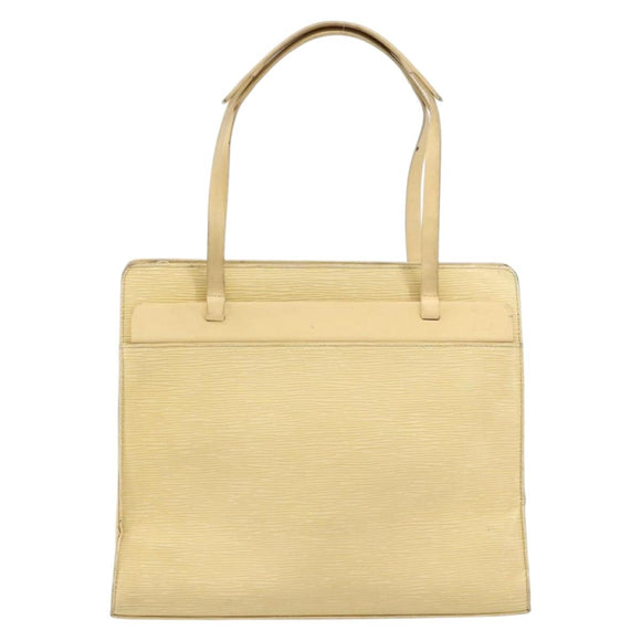 LOUIS VUITTON Epi Croisette PM Tote Bag Vanilla M5249A LV Auth ti3610