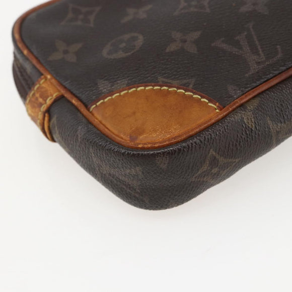 LOUIS VUITTON Monogram Marly Dragonne PM Clutch Bag M51827 LV Auth ti3611