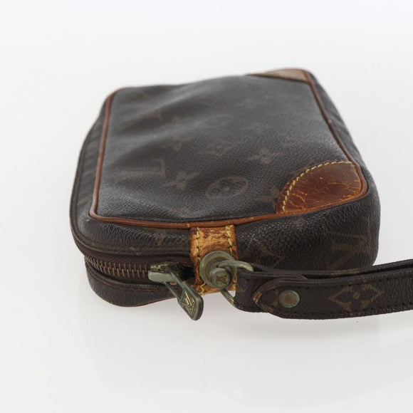 LOUIS VUITTON Monogram Marly Dragonne PM Clutch Bag M51827 LV Auth ti3611