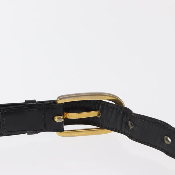 GUCCI Celine GG Supreme Belt Leather 2 Set Black Beige Auth ti3612