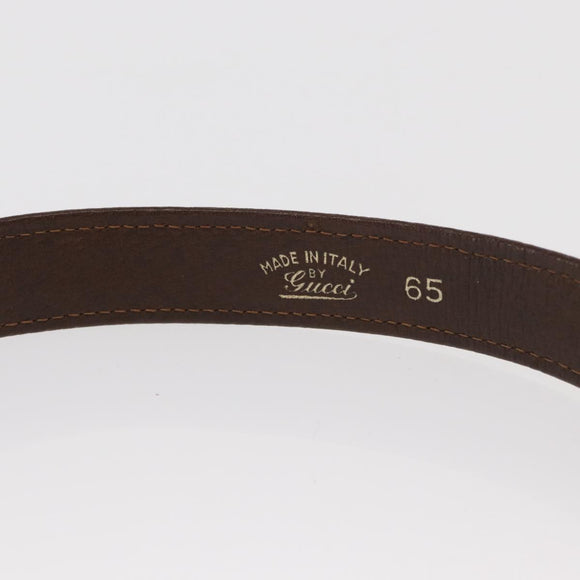 GUCCI Celine GG Supreme Belt Leather 2 Set Black Beige Auth ti3612