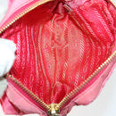 Christian Dior PRADA Pouch Nylon PVC 4 Set Pink Khaki pink Auth ti3613-11