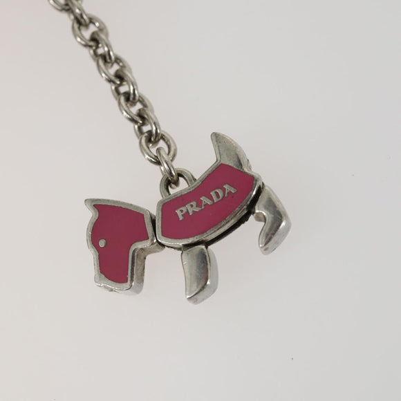 Christian Dior PRADA Pouch Nylon PVC 4 Set Pink Khaki pink Auth ti3613