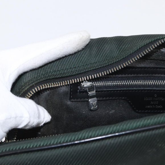 LOUIS VUITTON Taiga Parana Clutch Bag Epicea M30754 LV Auth ti3614