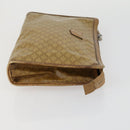 CELINE Macadam Canvas Bag PVC Leather Suede 3 Set Beige Orange Auth ti3616-10