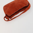 CELINE Macadam Canvas Bag PVC Leather Suede 3 Set Beige Orange Auth ti3616-17