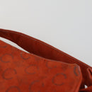 CELINE Macadam Canvas Bag PVC Leather Suede 3 Set Beige Orange Auth ti3616-18