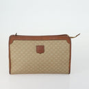 CELINE Macadam Canvas Bag PVC Leather Suede 3 Set Beige Orange Auth ti3616-2