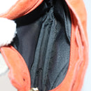 CELINE Macadam Canvas Bag PVC Leather Suede 3 Set Beige Orange Auth ti3616-20