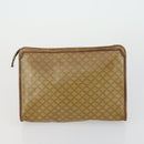 CELINE Macadam Canvas Bag PVC Leather Suede 3 Set Beige Orange Auth ti3616-9