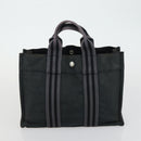 FENDI Gucci Hermes GG Canvas Hand Bag Canvas PVC 3 Set Black Beige Auth ti3619-16