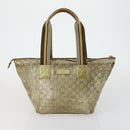 FENDI Gucci Hermes GG Canvas Hand Bag Canvas PVC 3 Set Black Beige Auth ti3619-2