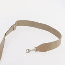 CHANEL New Travel Line Hand Bag Nylon 2way Beige Silver CC Auth ti3621-10