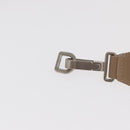 CHANEL New Travel Line Hand Bag Nylon 2way Beige Silver CC Auth ti3621-11