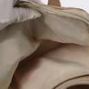 CHANEL New Travel Line Hand Bag Nylon 2way Beige Silver CC Auth ti3621-23