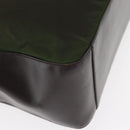 PRADA Hand Bag Nylon Khaki Silver Auth ti3624-10