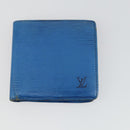 LOUIS VUITTON Monogram Epi Wallet 5 Set Blue LV Auth ti3625-16