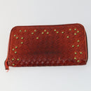 BOTTEGA VENETA Miu Miu Fendi Wallet 4 Set Red Brown pink Auth ti3628-10