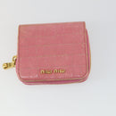 BOTTEGA VENETA Miu Miu Fendi Wallet 4 Set Red Brown pink Auth ti3628-17